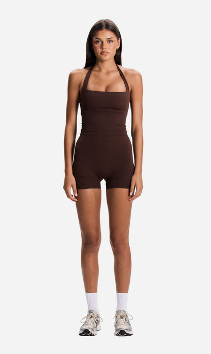 Agnes Athletica | Vera Shorts - Chocolate