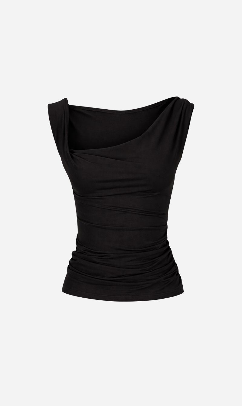 Dominique Healy | Nevermind Singlet - Black