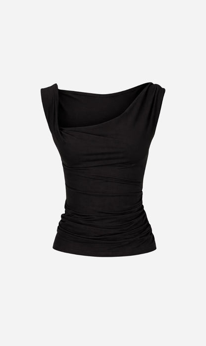 Dominique Healy | Nevermind Singlet - Black