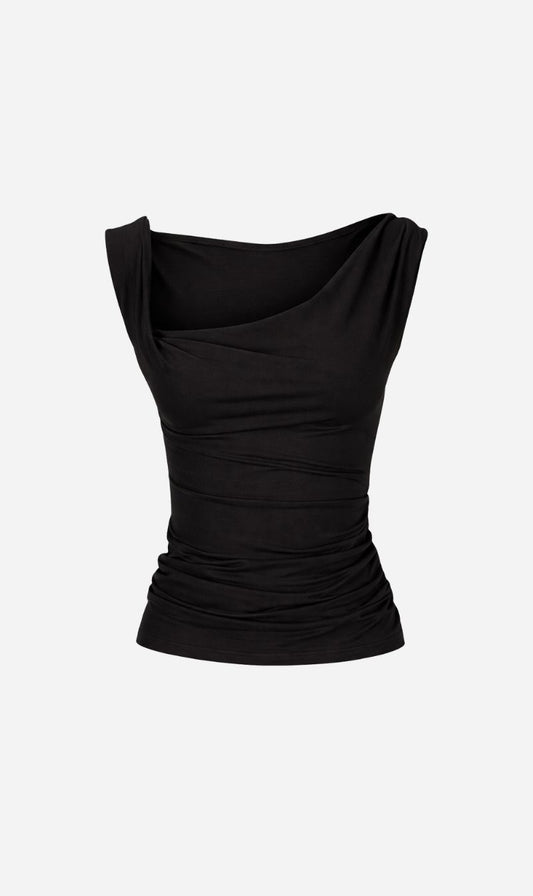 Dominique Healy | Nevermind Singlet - Black