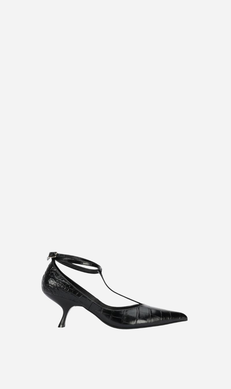 Deadly Ponies | Epona Heel - Black Croc