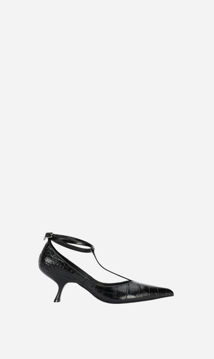 Deadly Ponies | Epona Heel - Black Croc
