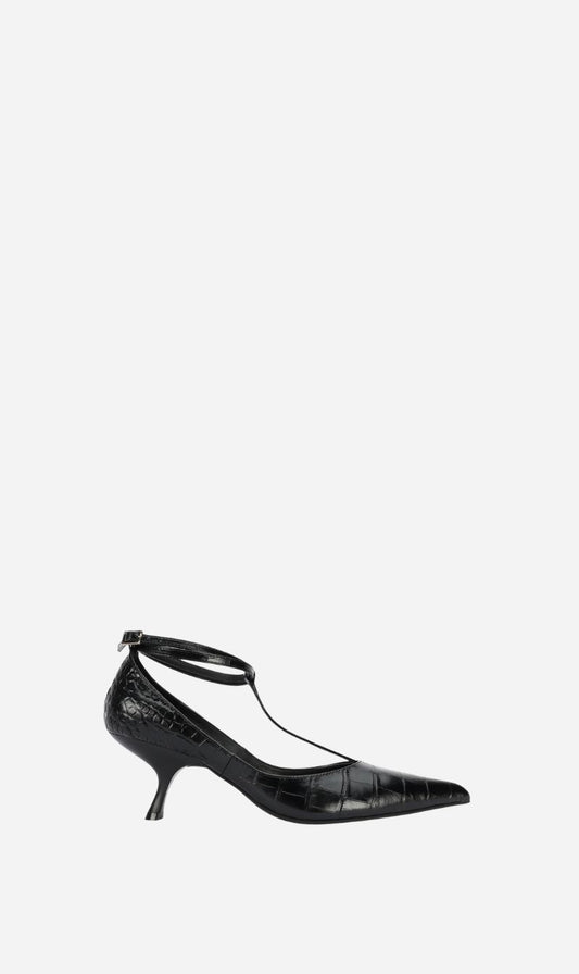 Deadly Ponies | Epona Heel - Black Croc