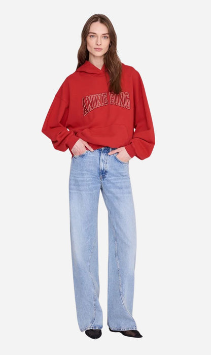 Anine Bing | Harvey Sweatshirt - Tango Red
