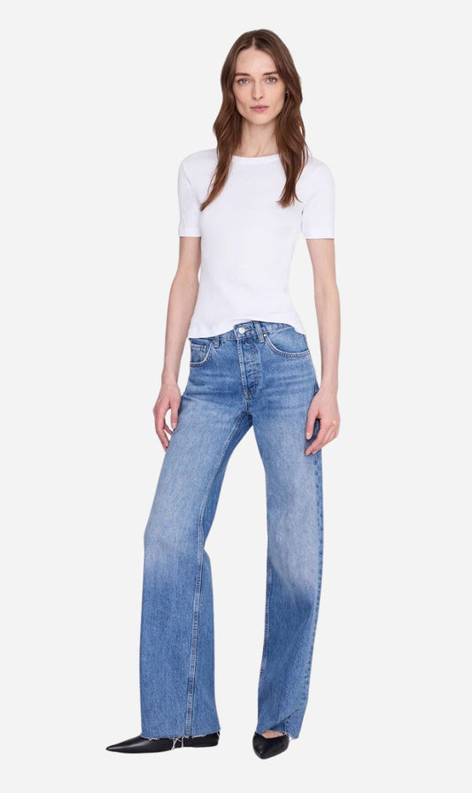 Anine Bing | Sixtine Tee Short Sleeve - White