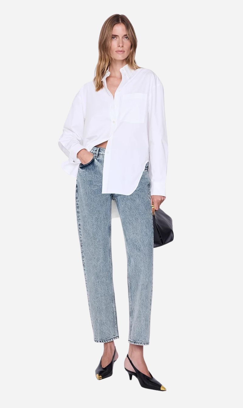 Anine Bing | Scott Shirt - White