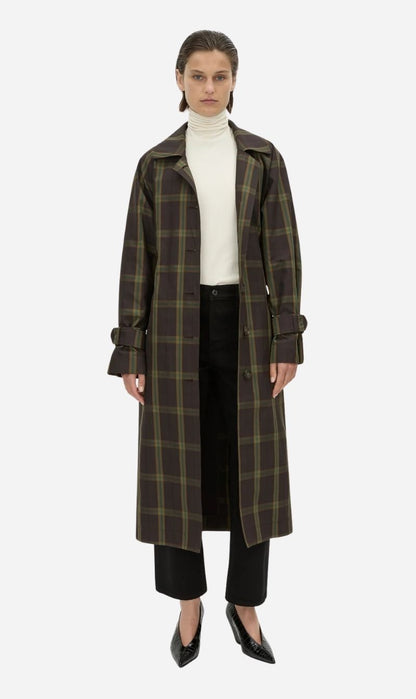 Camilla & Marc | Winton Check Trench Coat - Espresso Check