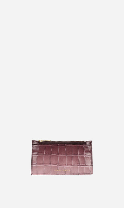 Deadly Ponies | Zip Card Holder - Eclipse Croc