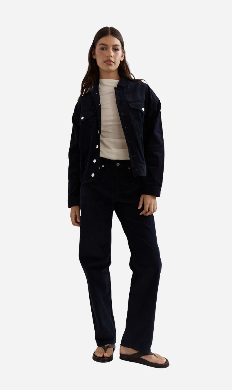Caitlin Crisp | Harlow Corduroy Pant - Navy