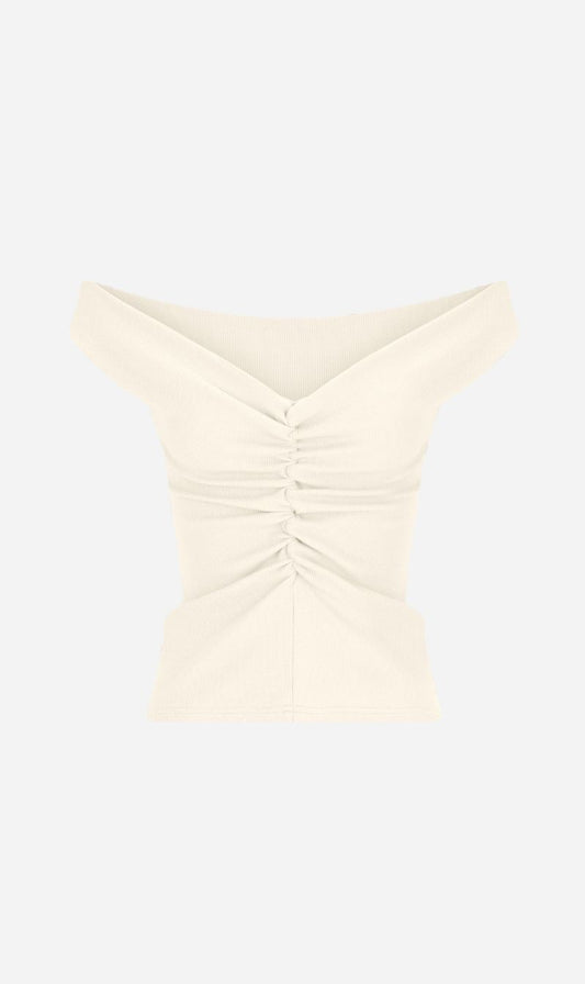 Dominique Healy | Niveah Tee - Vanilla