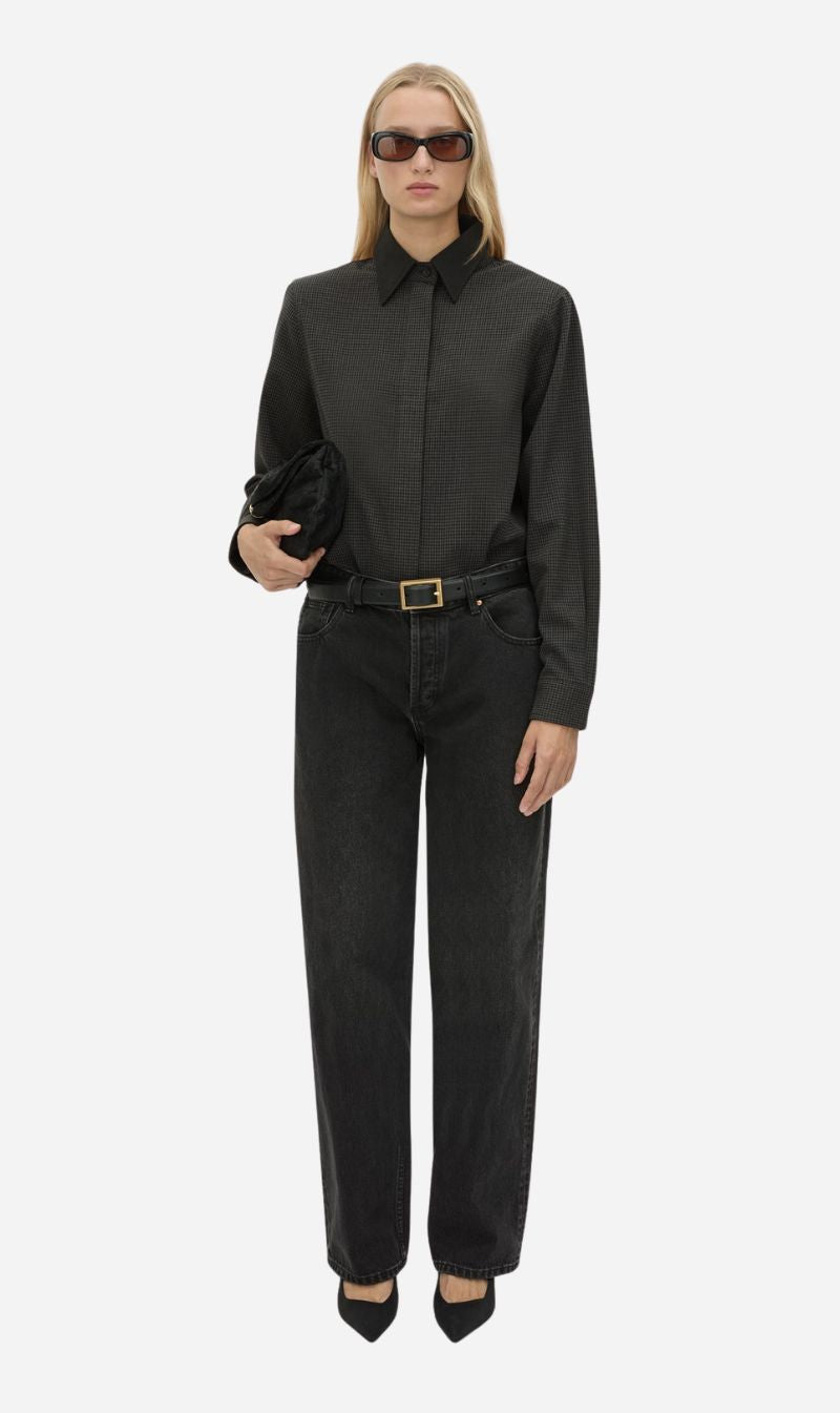 Camilla and Marc | Genre Gingham Shirt - Steel