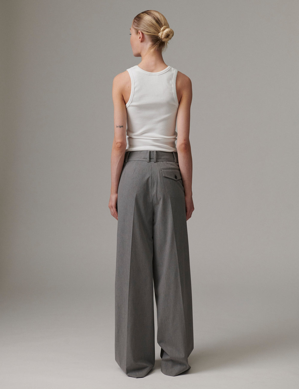 Day Birger Et Mikkelsen | Elina Classic Gab - Medium Grey Melange