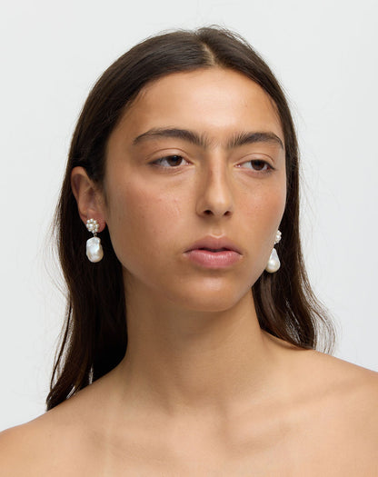 Meadowlark | Emile Drop Earrings - 23k Gold Plated