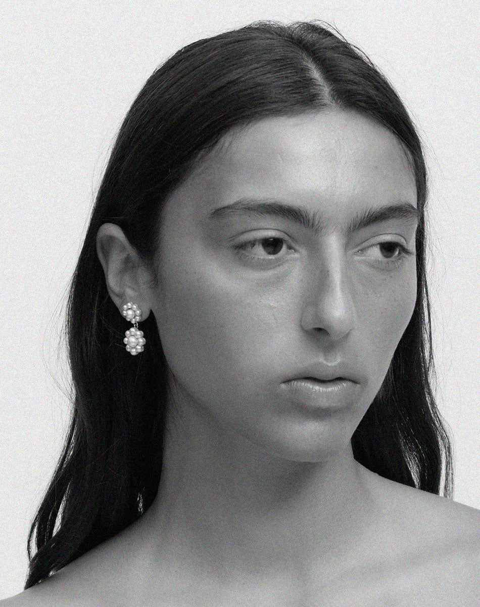 Meadowlark | Emile Double Drop Earrings - 23k Gold Plated