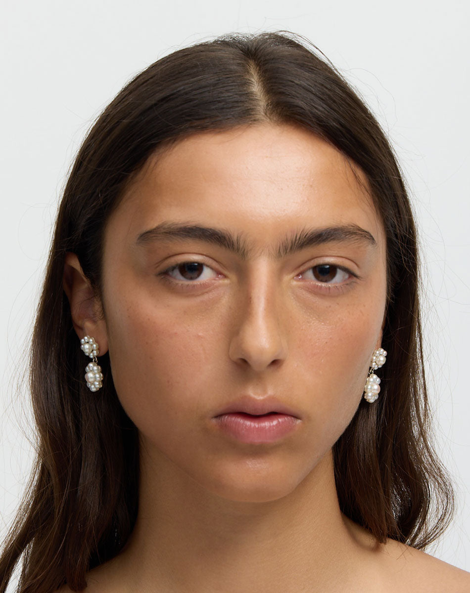 Meadowlark | Emile Double Drop Earrings - 23k Gold Plated