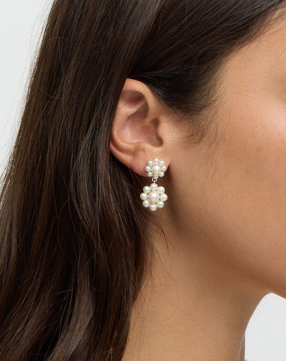 Meadowlark | Emile Double Drop Earrings - Sterling Silver