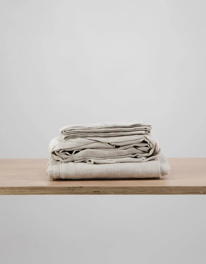 Isle Of Omni | European Linen Sheet Set - Natural