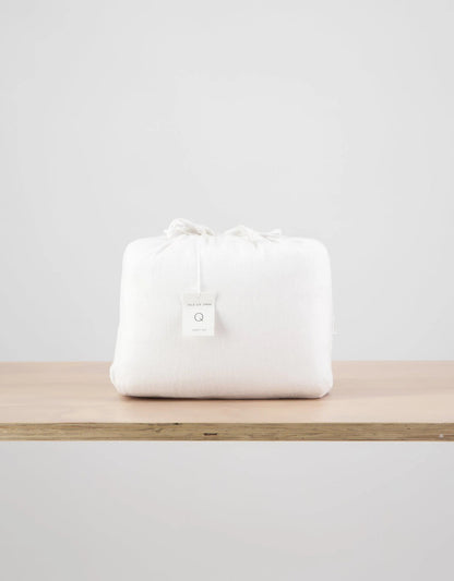 Isle Of Omni | European Linen Sheet Set - White