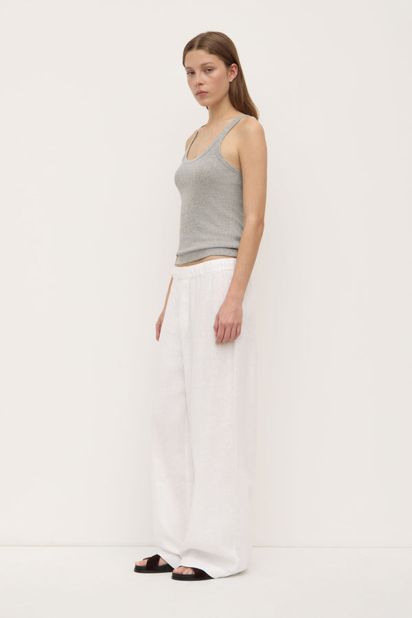 Assembly Label | Everyday Linen Pant - White
