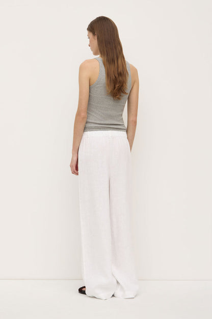 Assembly Label | Everyday Linen Pant - White