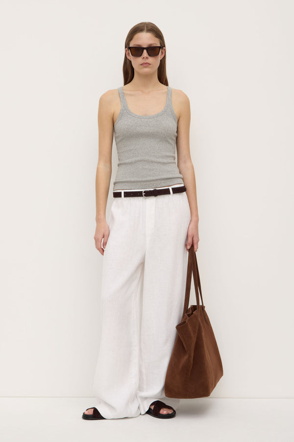 Assembly Label | Everyday Linen Pant - White