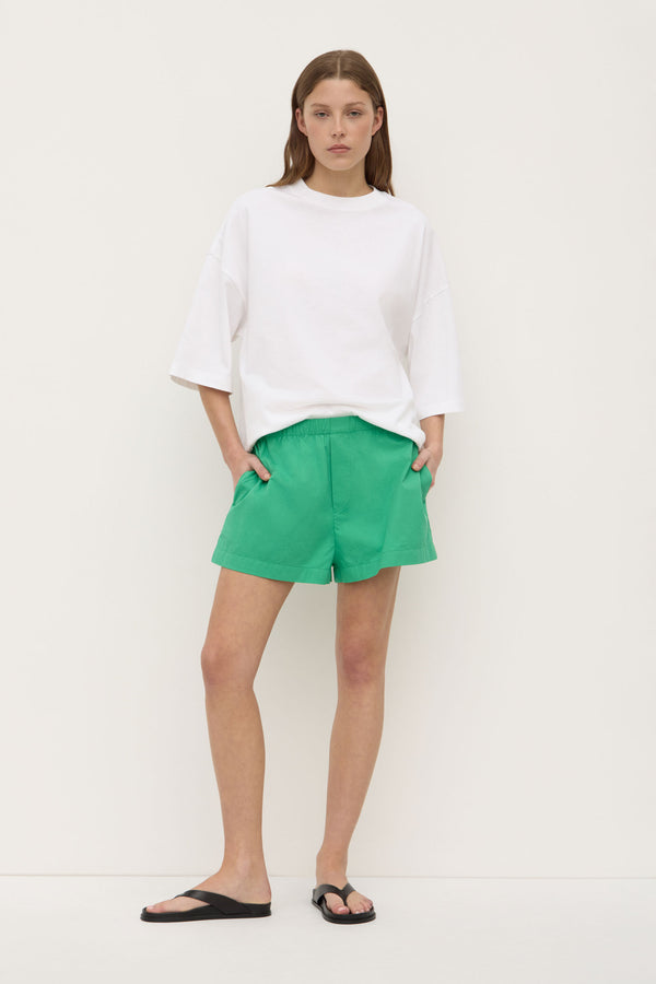 Assembly Label | Everyday Poplin Short - Bright Green