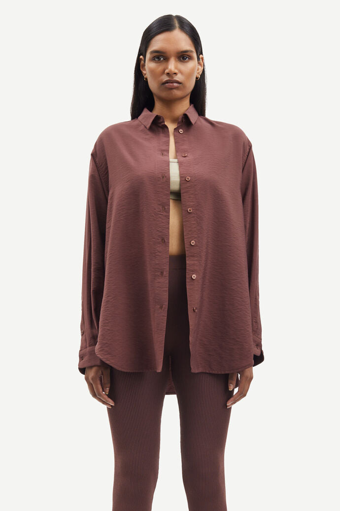 Samsoe Samsoe | Alfrida Shirt - Brown Stone
