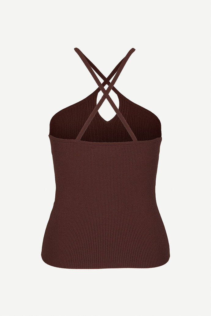 Samsoe Samsoe | Sanina Top - Brown Stone