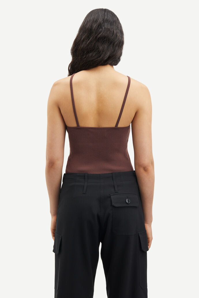 Samsoe Samsoe | Sanina Top - Brown Stone