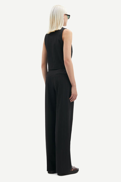 Samsoe Samsoe | Saramona Vest - Black Pinstripe