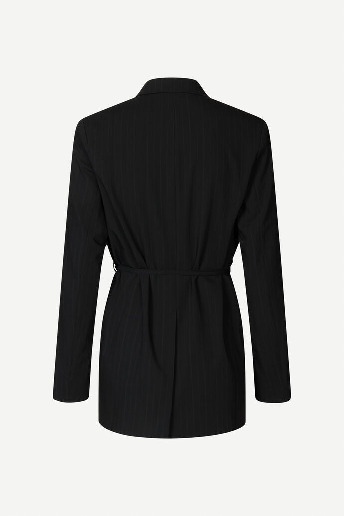 Samsoe Samsoe | Salot Blazer - Black Pinstripe