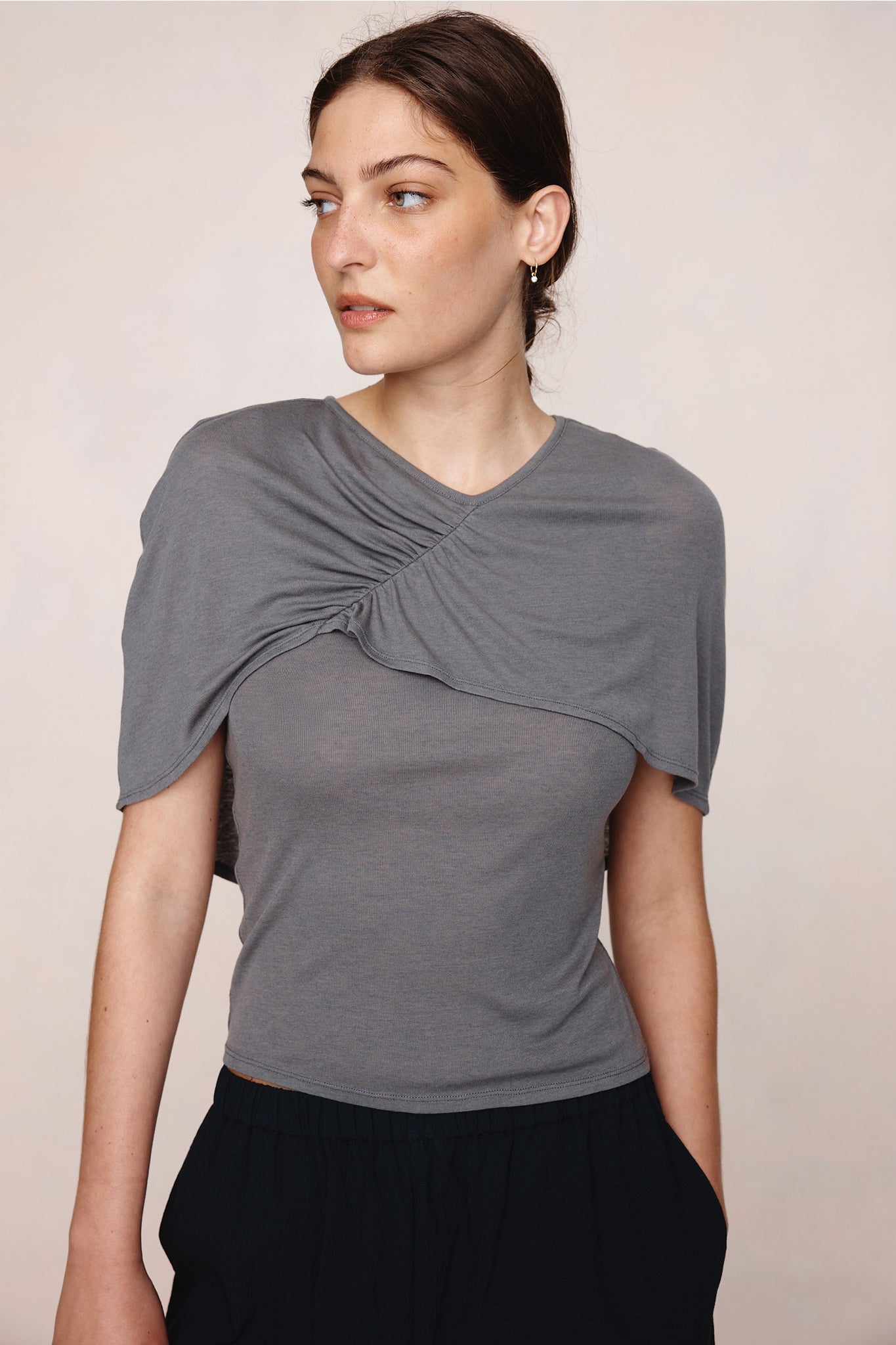 Marle | Ferrago Top - Charcoal