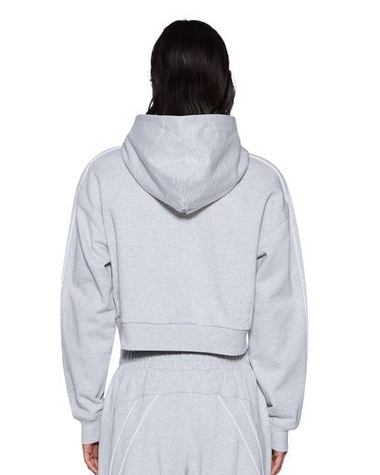 Ksubi | College Origin Zip Hoodie - Grey Marle