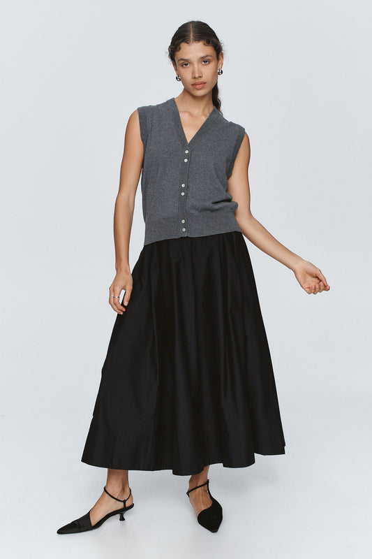 Marle | Foundations Vest - Charcoal