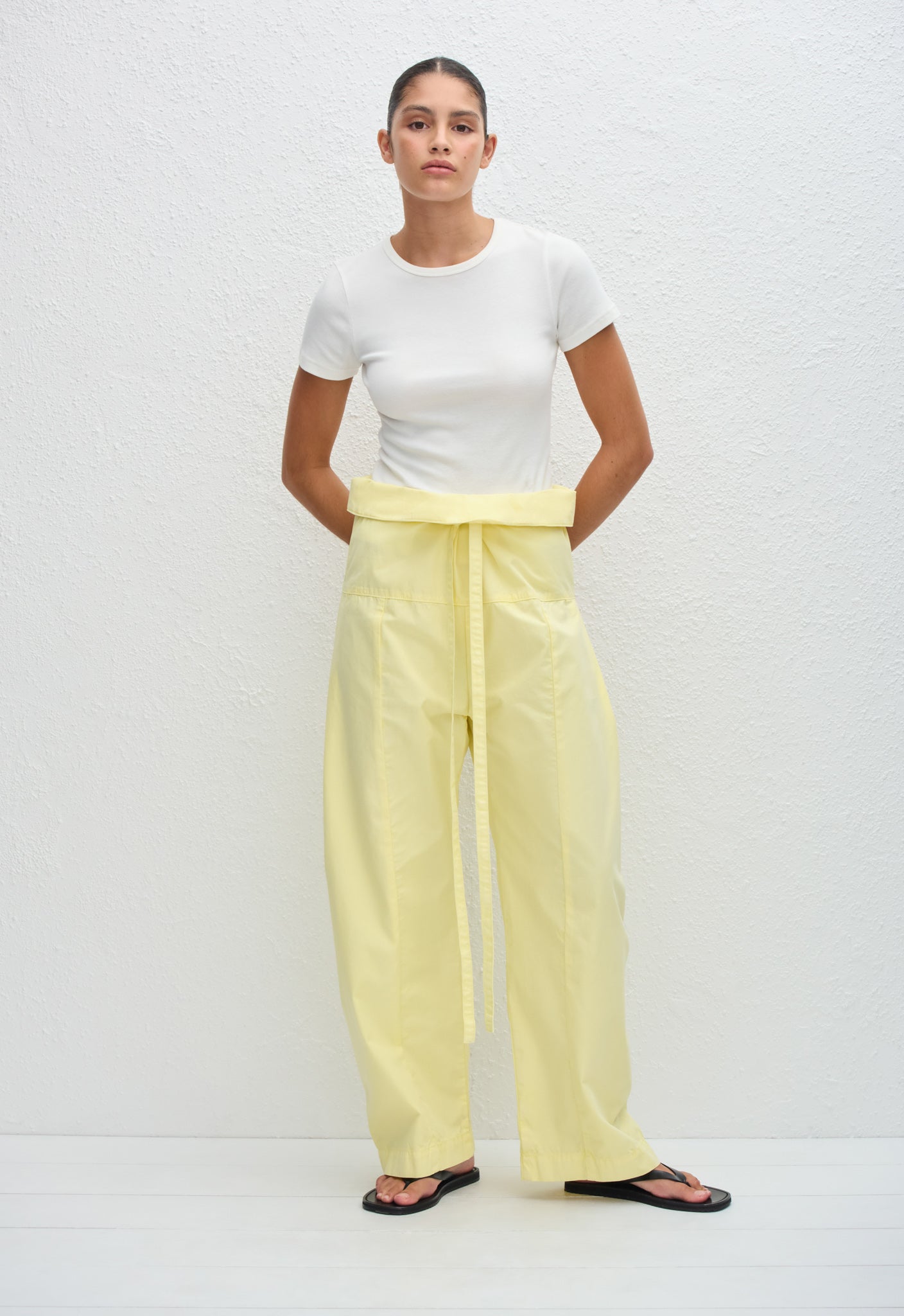Matteau | Fisherman Drawcord Pant - Lemon