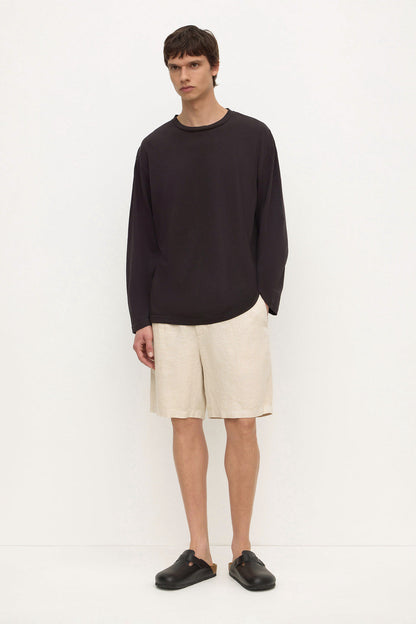 Assembly Label | Finley Linen Short - Limestone