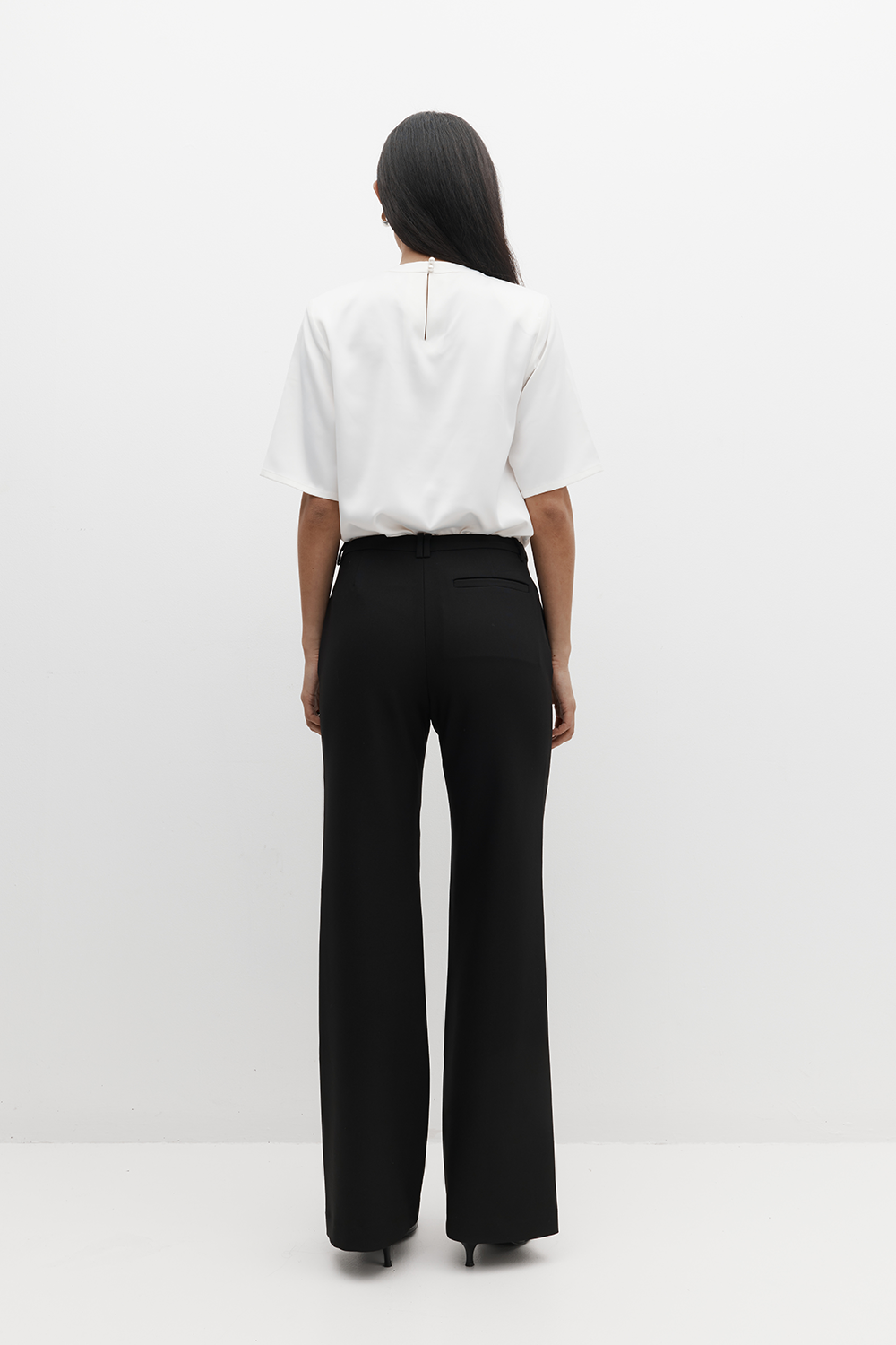 Rebe | Flared Trouser - Black