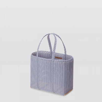 Palorosa | Small Flat Basket - Blue Lilac