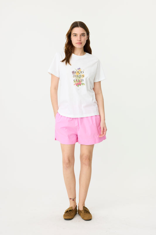 LMND | Floral Print T.Shirt - White Floral