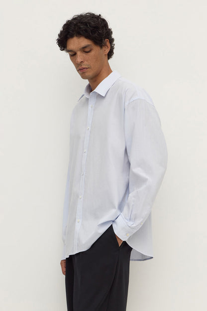 Assembly Label | Franco Long Sleeve Shirt - Powder Blue