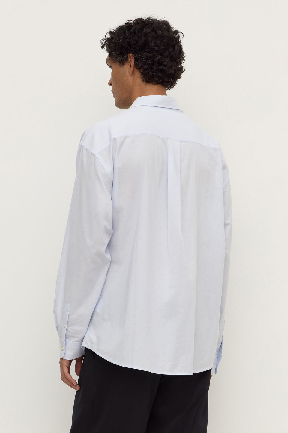 Assembly Label | Franco Long Sleeve Shirt - Powder Blue