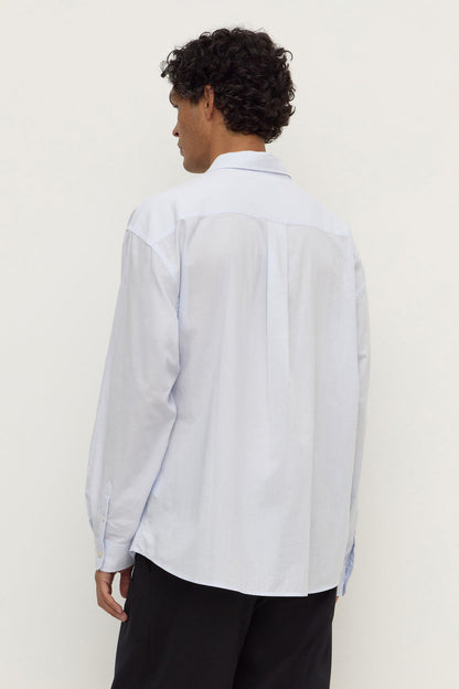 Assembly Label | Franco Long Sleeve Shirt - Powder Blue