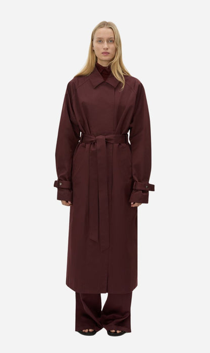 Camilla & Marc | Dia Trench Coat - Burgundy