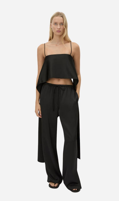 Camilla & Marc | Ground Satin Pant - Black