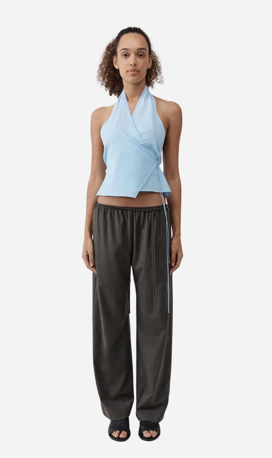 St Agni | Wool Everyday Pants - Mulch