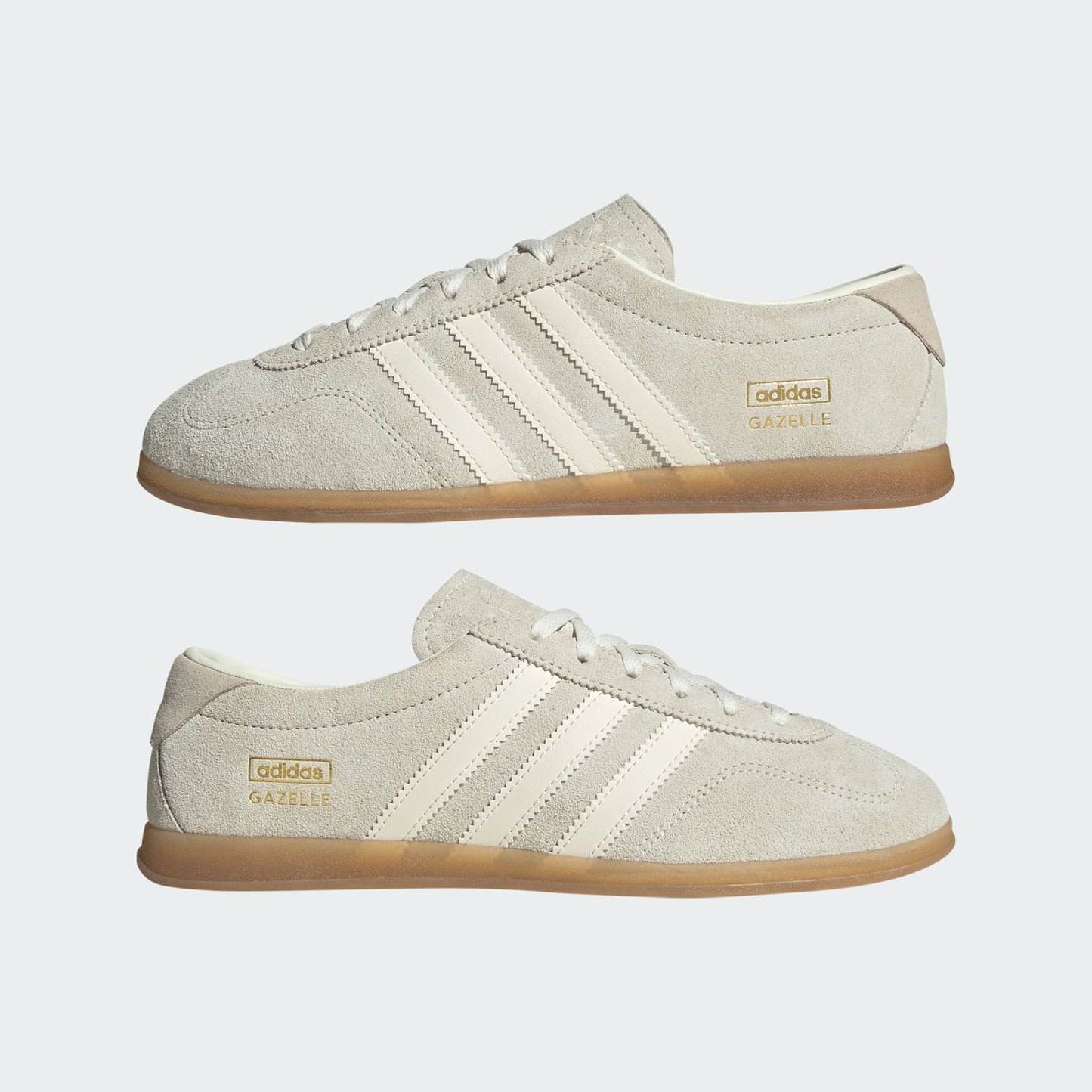 Adidas | Gazelle Lo Pro - Ivory / Off White / Gum Adidas | Gazelle Lo Pro - Ivory / Off White / Gum