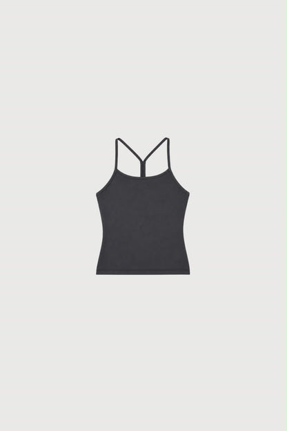 Pinky & Kamal | Racer Back Tank - Grey