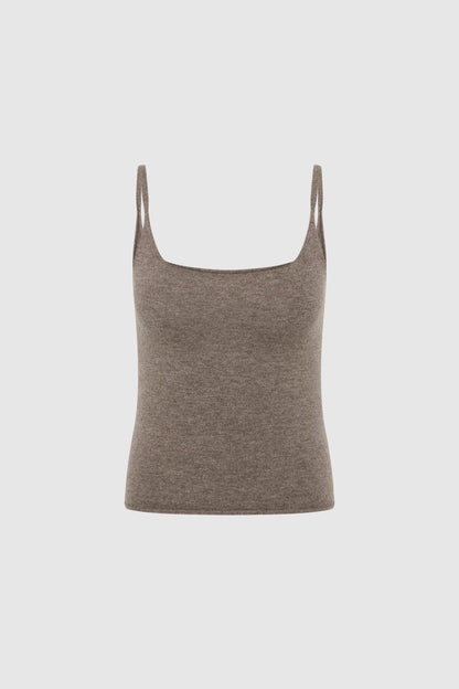 St Agni | Merino Wool Slim Tank - Vapor