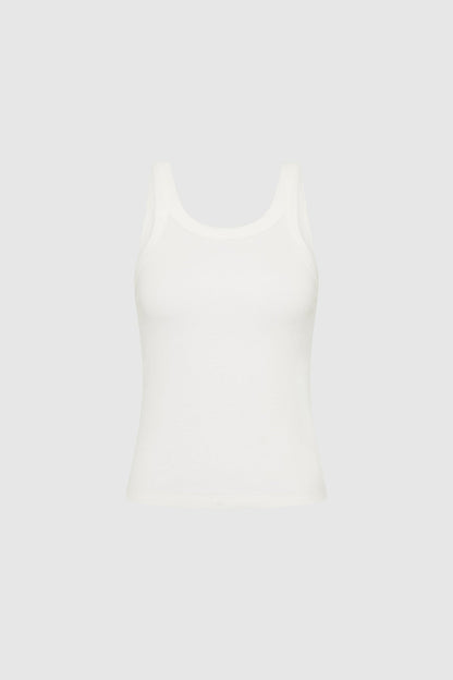 St Agni | Organic Cotton Racer Singlet - White