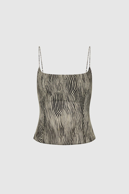 St Agni | Savannah Silk Cami - Sand